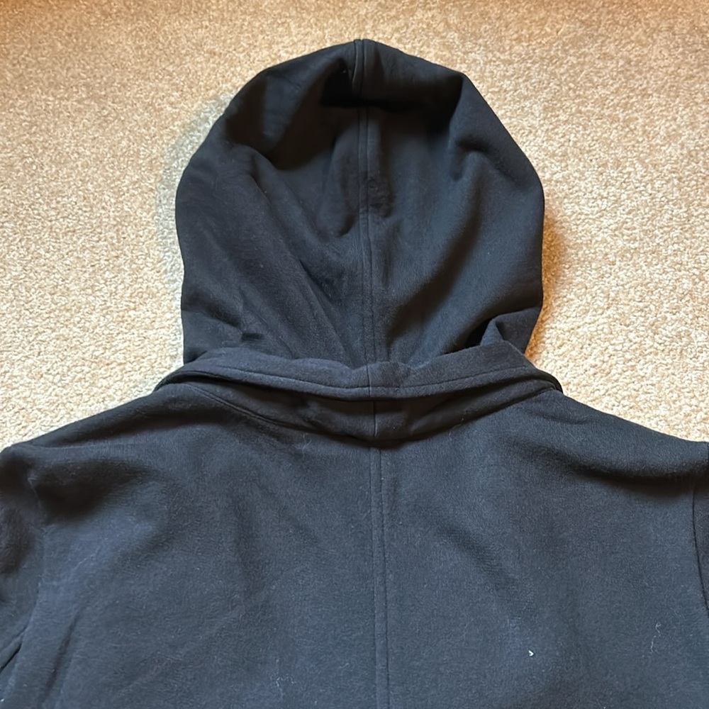 Bcbgeneration Black Angled Zipper Sweatshirt Jack… - image 5